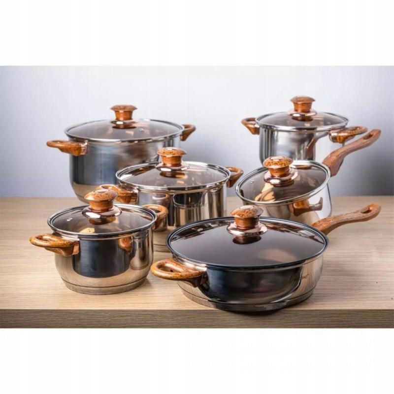 Kinghoff Kh-1767 Pot Set (12 Pieces) 1 Pc