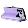 Кожаный чехол-кошелек со ремешком на запястье и подставкой для iPhone 17 Pro Max