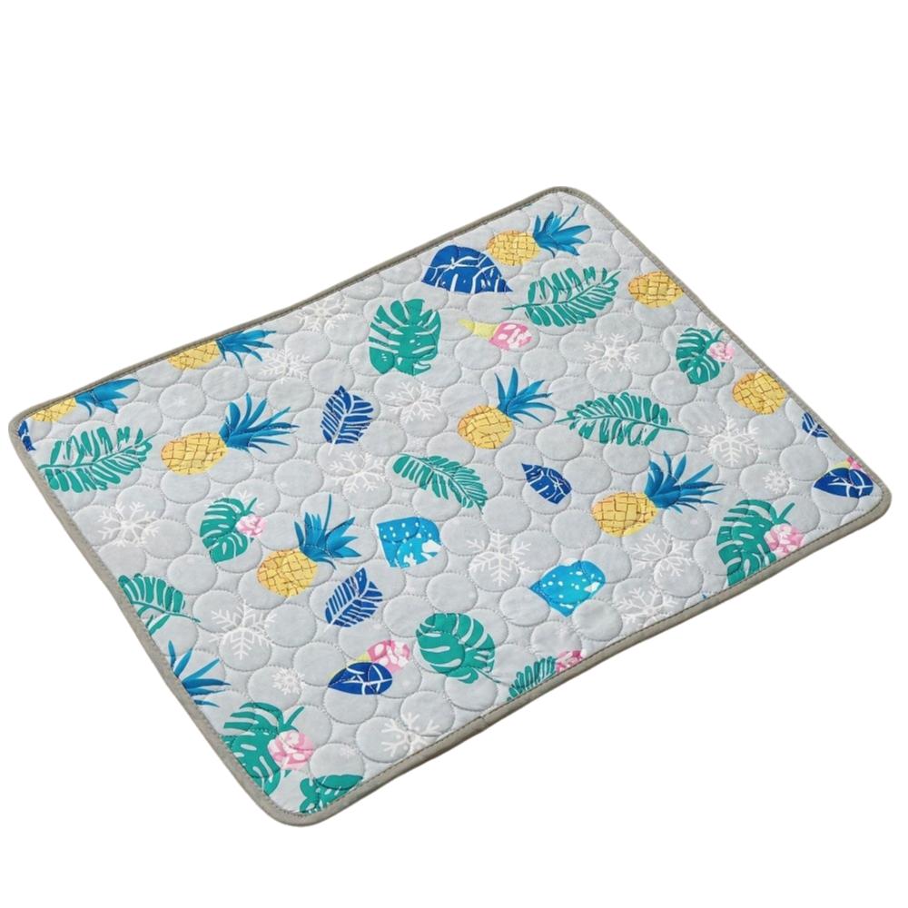 Breathable Dog Cooling Pad Soft Dog Sleeping Mat Cartoon pattern Cat Nest Bed Dog Crate