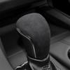Отделка чехла ручки переключения передач из замшевой кожи для салона автомобиля, совместимая с Toyota Camry 2018-2024, для Avalon Corolla Levin 2019-2024, Аксессуары (ТЕМНОТА