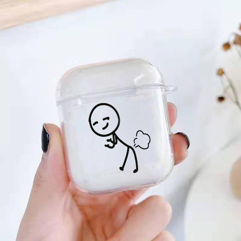 Забавный мужской чехол для Airpods Pro 2, милый креативный защитный чехол с рисунком из мультфильма, коробка для Airpods 1 2 3 Pro Air Pod, чехол Funda