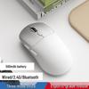 OLOEY Тихая игровая мышь Bluetooth RGB с тремя режимами