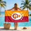 Galatasaray Fashion Beach Towel: Ideal for Summer Adventures Soft, absorbent and quick drying suitable for swimming and bathing
