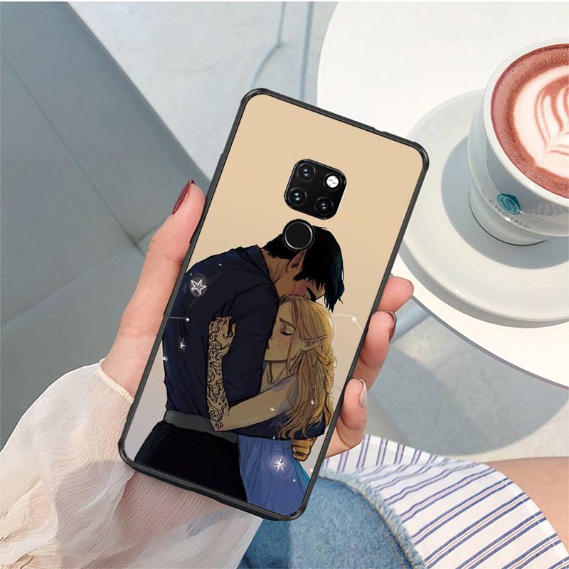 A Court of Mist and Fury Sarah J Maas Phone Case For Huawei Nova3I 3E Mate9 10 20lite 20Pro 40 30pro Funda Case