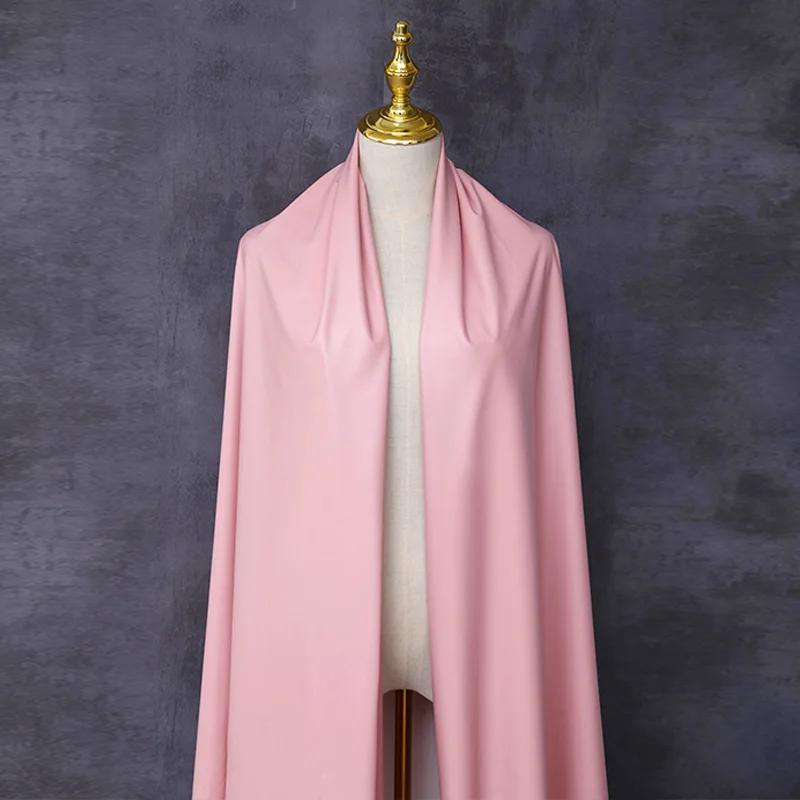 1/2/3/5M Matte Soft Leather Fabric Elastic 4-Way Stretch Faux PU Fabrics For Dress Clothes Upholstery  DIY Sewing Accessories