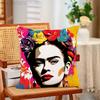 Fashion FFridaS KKahlo Pillow Cases for Bedroom Living Room Sofa Home Decor Polyester Cushion Cover with Zipper