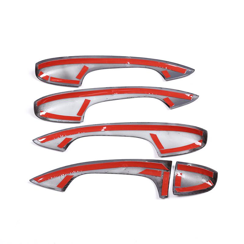 Для Mercedes Benz A Class A180 A200 A250 W177 V177 B Class W247 Автомобильный АБС-пластик из углеродного волокна, хромированная накладка на дверную ручку