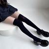 Аниме JK Девушка Цветные Непрозрачные Чулки для Женщин Шелковые Леггинсы Колготки Носки Косплей Выше Колена До Бедра Длинные Носки