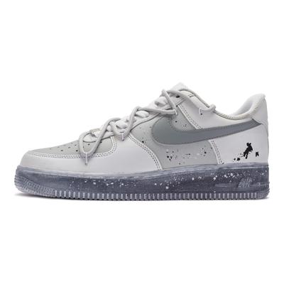 Air Force 1 Low 811 Производство Амортизация Низкие Кеды для Скейтборда GS Серый Белый DH2920-111(Команда80-)