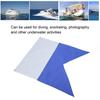 International Diver Flag Underwater Blue and White Dive Flag Marine Diving Warning Flag for Safety Reminder Enduring