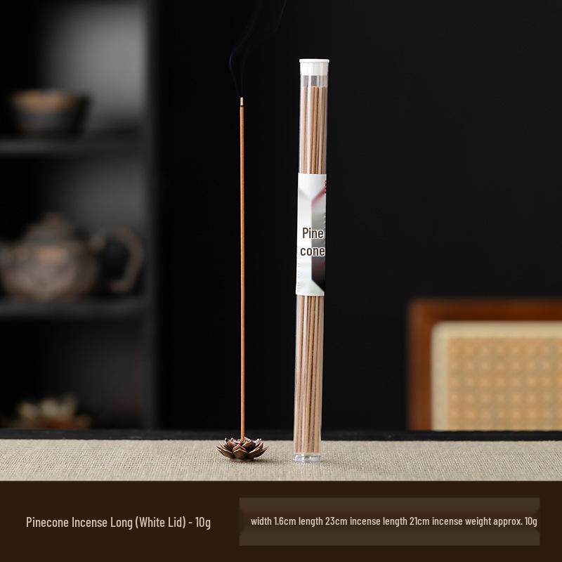 Chinese Zen Pine Cone Crystal Lid Incense Sticks for Deodorizing & Fresh Air