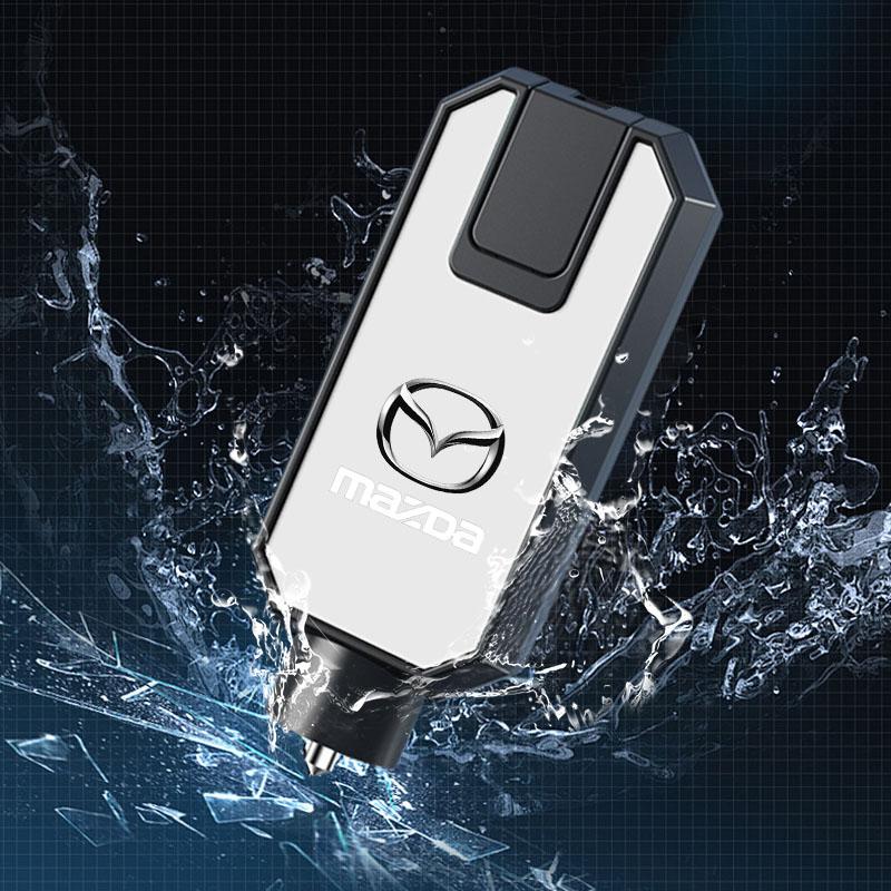 Аварийный молоток для автомобиля 3 в 1, стеклобой, высокая твердость для Mazda 3 5 6 323 626 CX-3 CX-4 CX-5 CX-7 CX-9 Axela 6 RX8 7 MX3