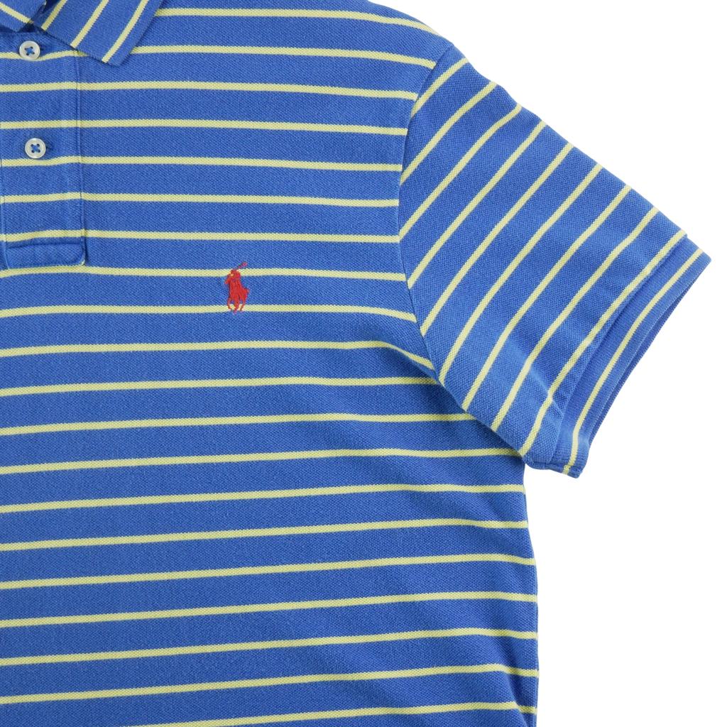 Seconde vie - Polo manches courtes Homme Bleu - Bon état