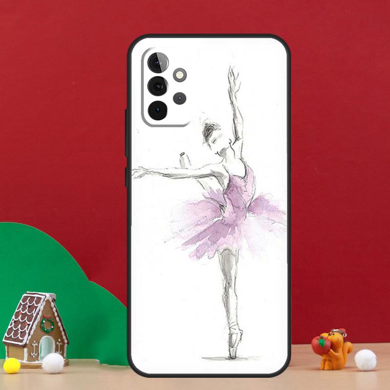 Ballerina Ballet Dance Girl Case For Samsung Galaxy A17 A06 A16 A56 A36 A54 A34 A14 A52 A32 A13 A23 A33 A53 A15 A35 A55