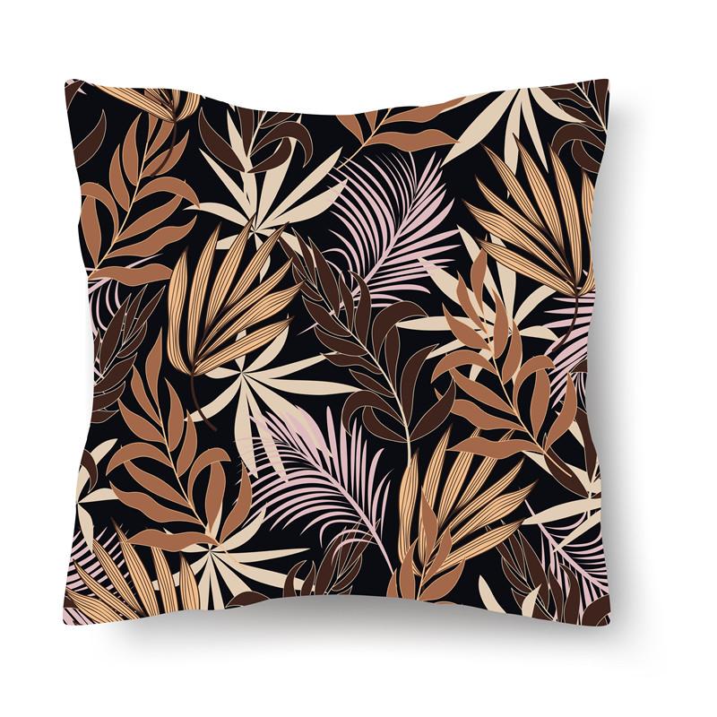 Набор с принтом тропических листьев для дома, гостиной, дивана, спальни, автомобиля, декоративная наволочка