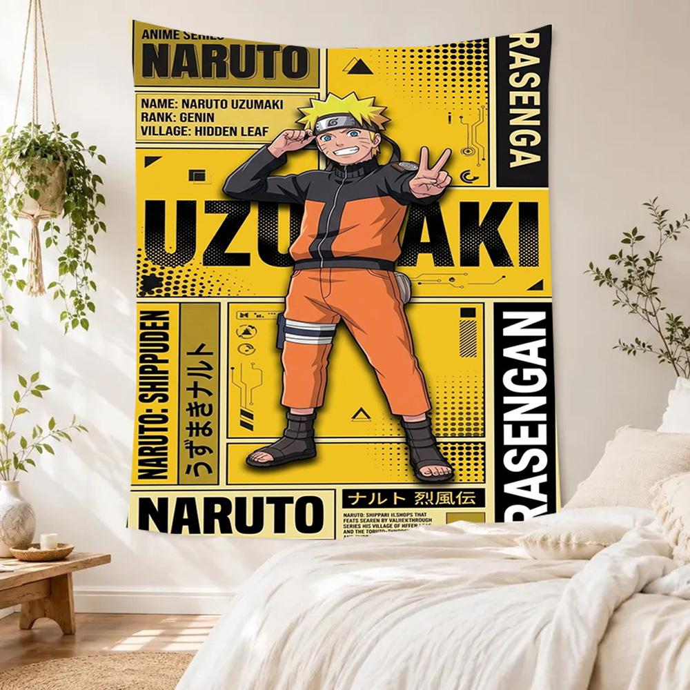 Naruto Wall Tapestry Cozy Warm Ideal for Living Room Bedroom Balcony Multipurpose Gallery Wall Gift for Birthday