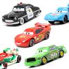 Коллекция моделей Disney Pixar Тачки Молния Маккуин Король 1:55 Литых Машинок Сплав Основная Машинка Игрушка Для Подарков На День Рождения