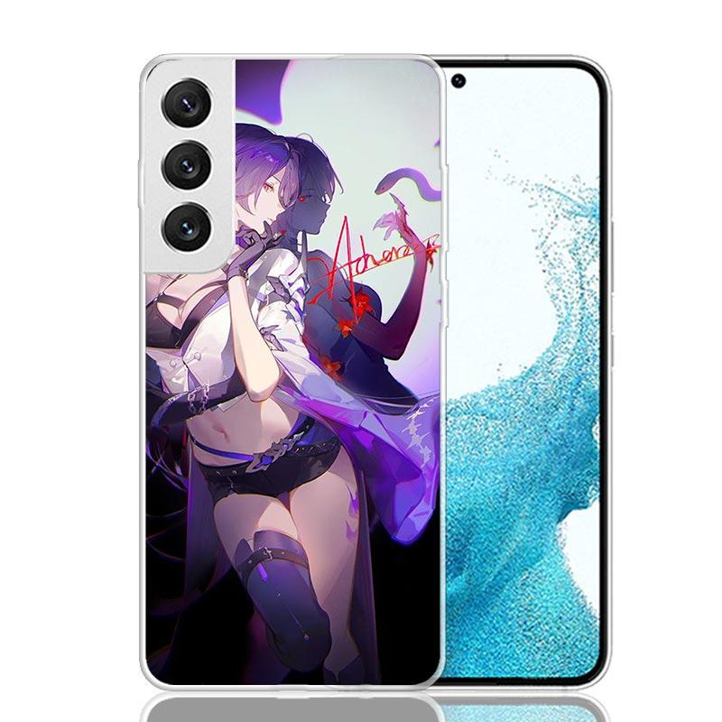 Чехол для телефона Honkai Star Rail Ахерон для Samsung Galaxy S26 Ultra S23 S24 S25 Edge S20 FE S21 S22 Plus Мягкий чехол с принтом Забавный