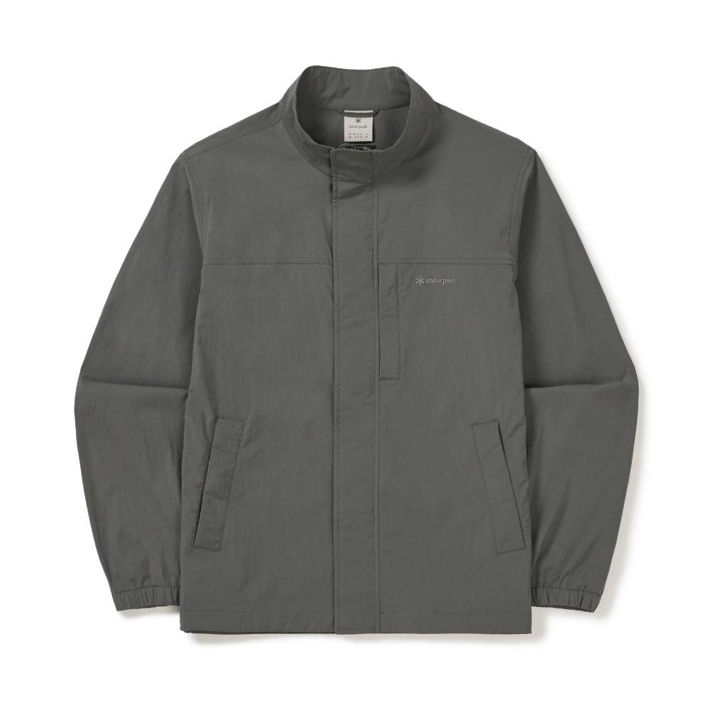 [Snowpeak] Root Stand Neck Windbreaker Dark Gray (S26MMRWB64)