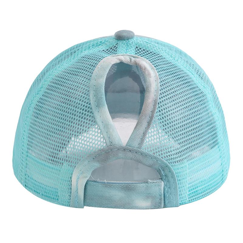 Новая женская кепка с хвостиком, дизайн с узором «галстук», бейсболка, женская уличная кепка для дальнобойщиков