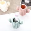 Креативная пластиковая ваза для кактуса, настольный органайзер для хранения кактусов, держатель для карандашей, контейнер, офисные принадлежности