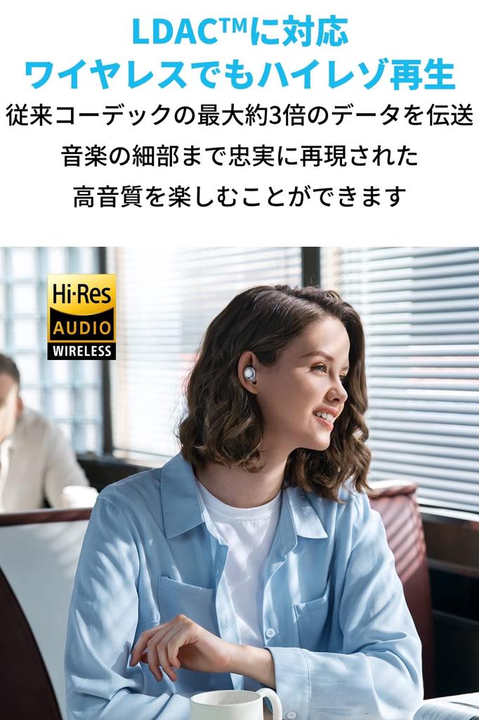 Anker Soundcore Space A40 беспроводные до 50 часов воспроизведения Компактные и легкие Ультрашумоподавление Совместимость с высоким разрешением LDAC Беспроводные