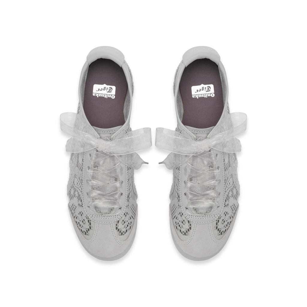 ONITSUKA TIGER Mexico 66 Тканевые Модные Универсальные Нескользящие Повседневные Кроссовки Унисекс Легко-Серые 1183C563-020
