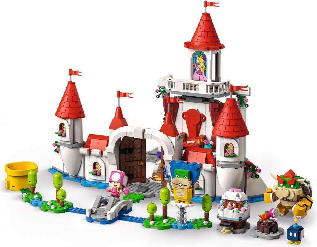 LEGO Super Mario Peach Castle Challenge Birthday Gift 71408 Toy Blocks Present Video Game Castle Boys and Girls Ages 8 and Up