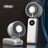 Newstyle Handheld Mini Turbo Fan 100 Wind Speeds Adjustable 4000mAh Batteries Cold Compress Mini Personal Fan USB Charging Fan