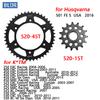 Передняя и задняя звездочки 15T 45T для Husqvarna 501 FE S для K*TM 250 EXC 400 450 525 530 EXC Enduro 450 MXC 525 XC Desert 530 XC-W