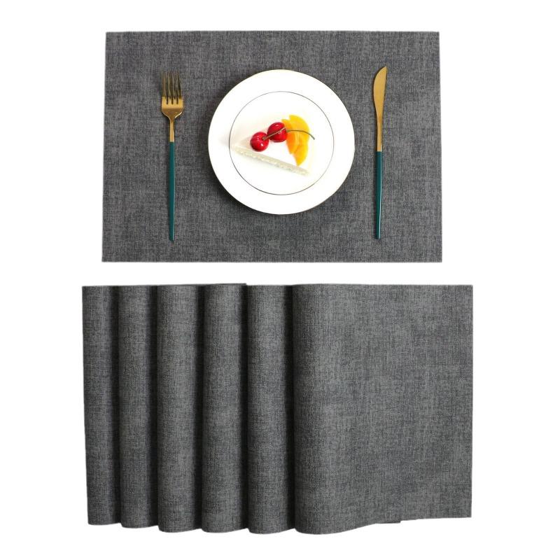 Meal Mat Waterproof and Oil Resistant Cloth Pattern Table Mat Thermal Insulation Mat Western Food Mat Cup Mat Anti Scald Table Mat Bowl Mat