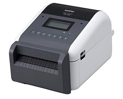 Brother Industries монохромный термопринтер шириной 4 дюйма TD-4550DNWB/300 точек/дюйм/USB/проводная локальная сеть/Wi-Fi/Bluetooth/RS-232C/USB