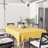 Rectangular Anti-stain Tablecloth 140X200 Cm ALIX Radiant Yellow, by Soleil d'Ocre