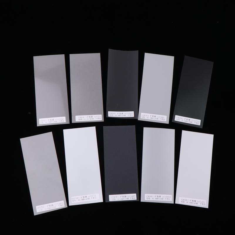 10 шт./набор Диффузионная/Отражающая пленка Комплект Светодиодный свет Диффузор Пленка Коробка Освещение Подсветка Гомогенизирующая пленка ПЭТ Светопроводящий лист