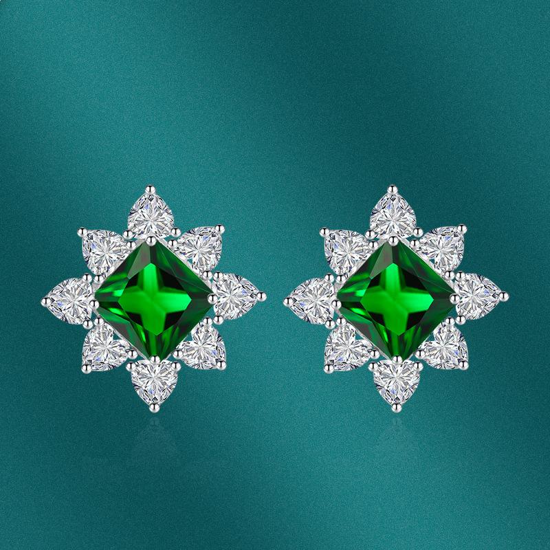 BELLA BOX Серьги-гвоздики с цветком солнца, роскошные женские свадебные ювелирные изделия, подарки