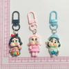 Cute Crying Girl Keychain Cartoon Backpack Decoration Girl Students Key Ring Jewelry Gift