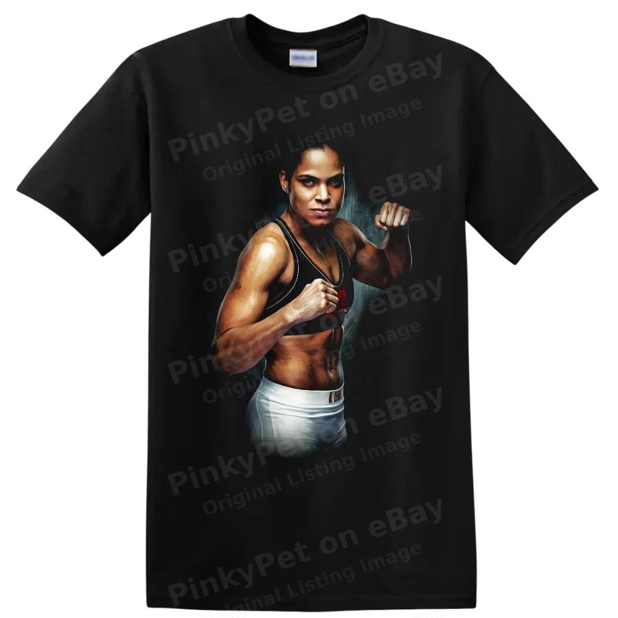 Amanda Nunes Lioness MMA Fighter T Shirt Combat Sports Training Fan Graphic Tee