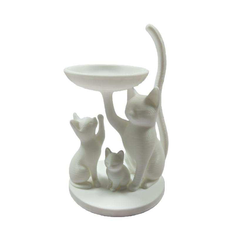 Черная кошка, поднос для украшений, настольный поднос для хранения украшений, декоративные предметы для украшения и хранения на рабочем столе дома, хранение косметики