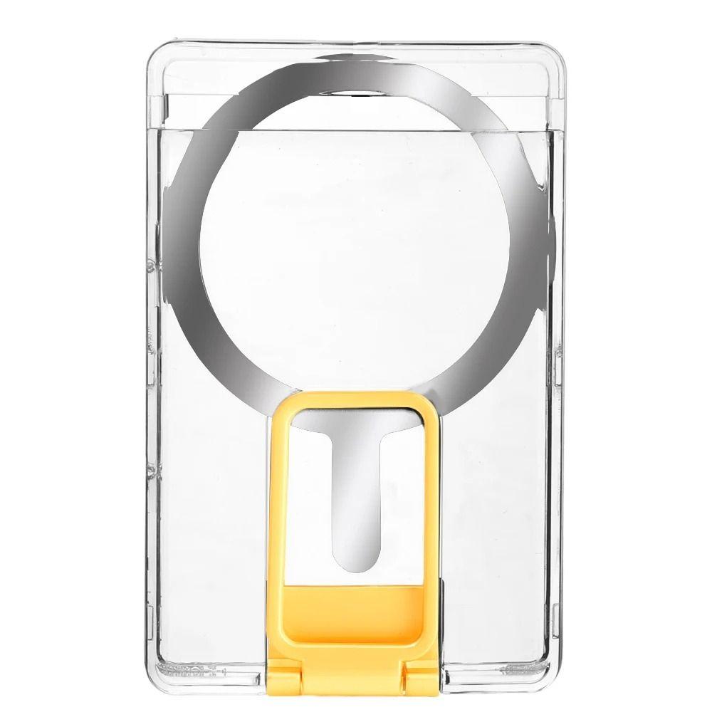Card Case Card Bag Transparent Phone Kickstand for Apple Magsafe for iPhone 15 14 13 12