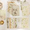 28pcs/pack Vintage Reliefs Texture Paper DIY Scrapbooking Collage Materials Decor Junk Journal Aesthetics Stationery Paper