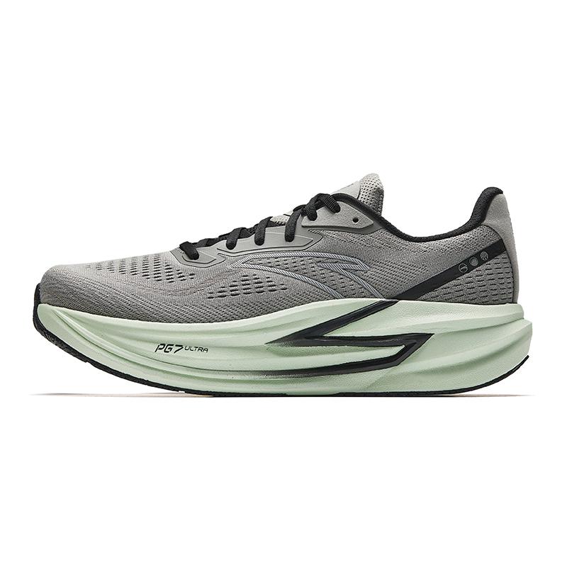 Anta Кроссовки Champion 4, нескользящие, износостойкие, низкие, повседневные, для бега на длинные дистанции, для спринта, мужские, серые, 112535562-4