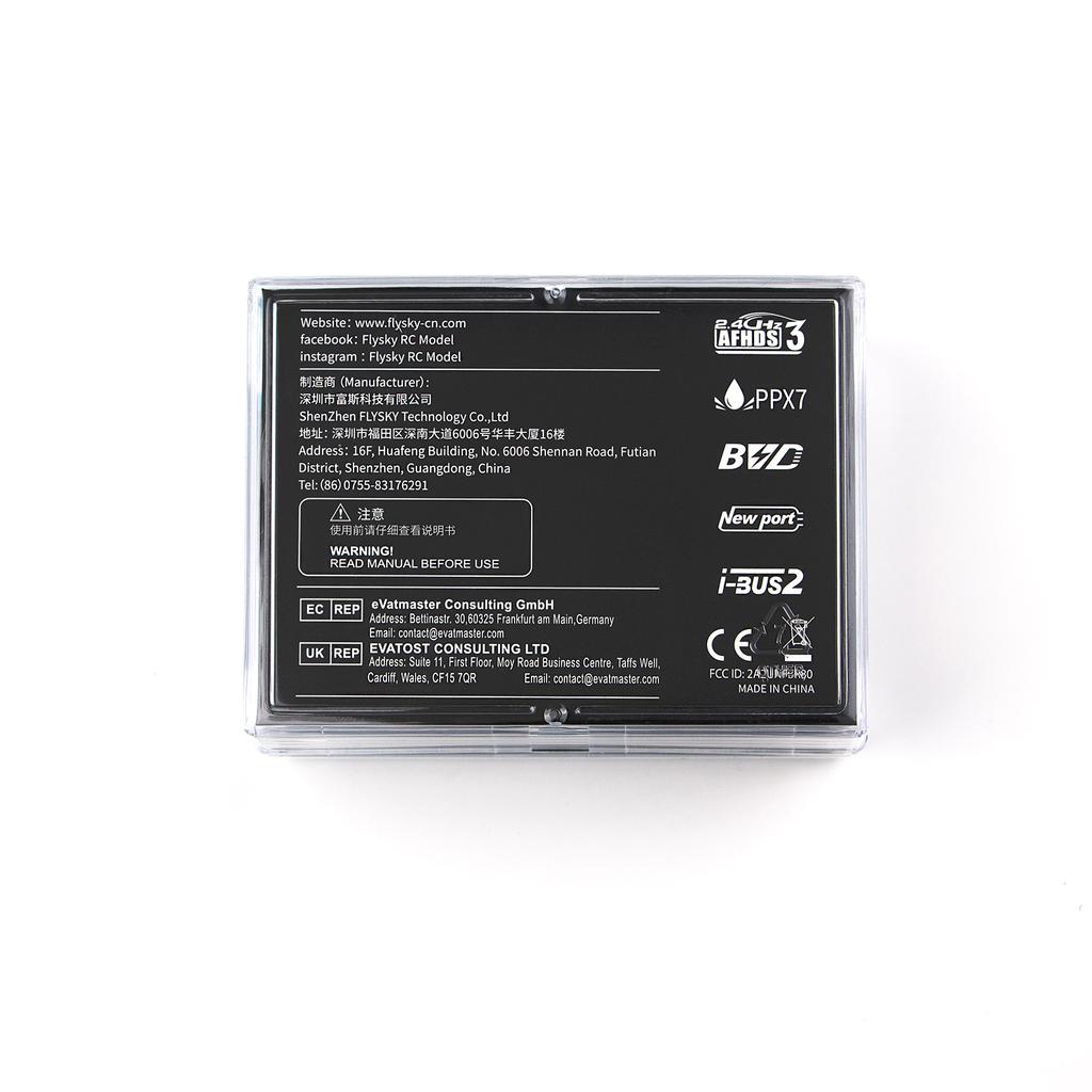 Flysky FBr8 2.4GHz 8CH Receiver AFHDS 3 System Supports Single Bidirectional Transmission PWM PPM i BUS2 S.BUS i BUS