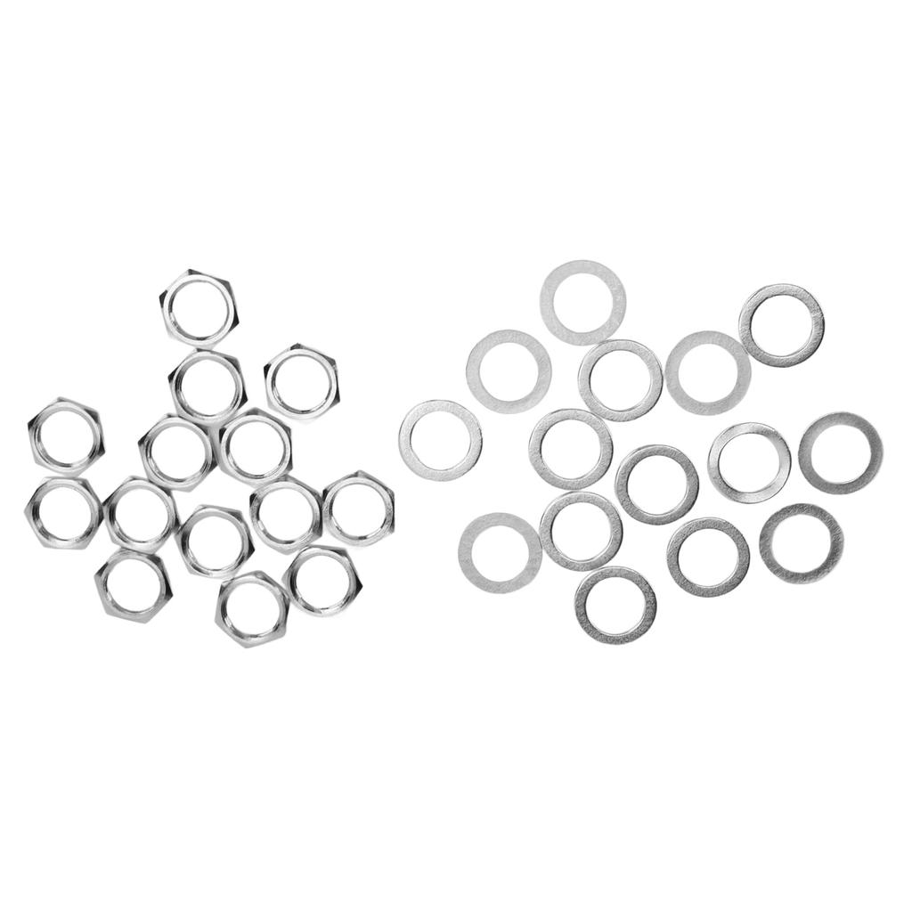 Гнездо для инструмента с резьбой G3 8, комплект металлических шайб, крепеж для электрогитары, бас-гитары