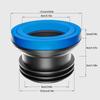 Rubber Toilet Flanges Seal Rings Leakproof & Odor Resistant Toilet Flanges Gaskets Suitable for Home & Commercial Use