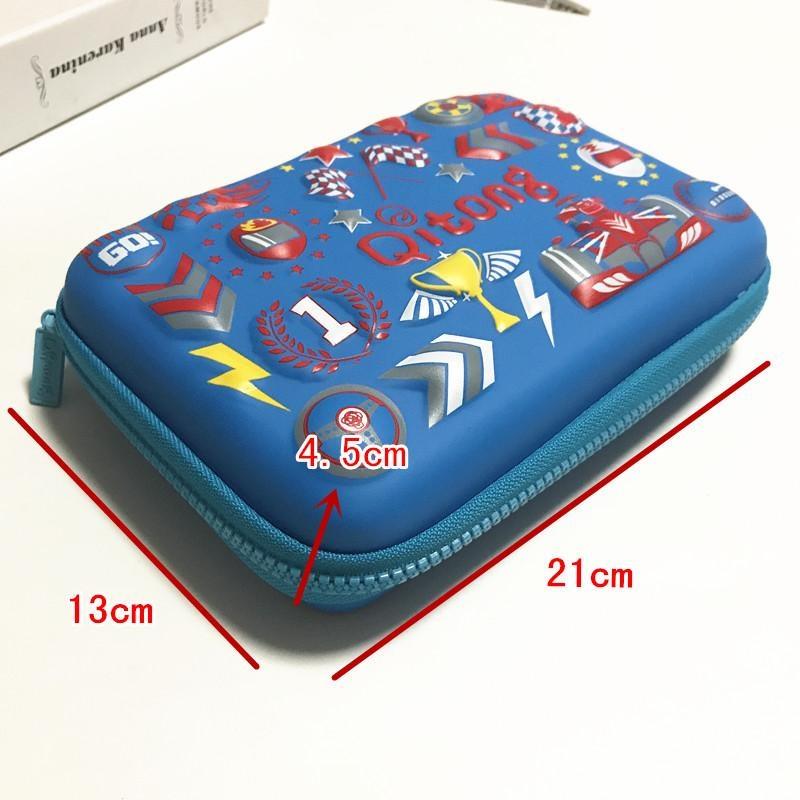 Креативный 3D тиснение большой вместимости квадратный пенал канцелярская коробка высококачественная многофункциональная сумка для хранения канцелярских принадлежностей подарок для детей
