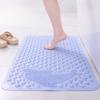 Bathroom Anti Slip Mat Bathroom Shower Mat Shower Room Waterproof and Anti Fall Foot Mat Household Toilet with Suction Cup Floor Mat
