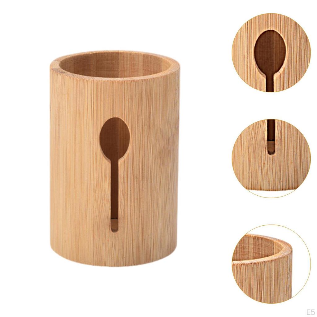 Бамбуковый органайзер для столовых приборов для кухни и обеденного стола