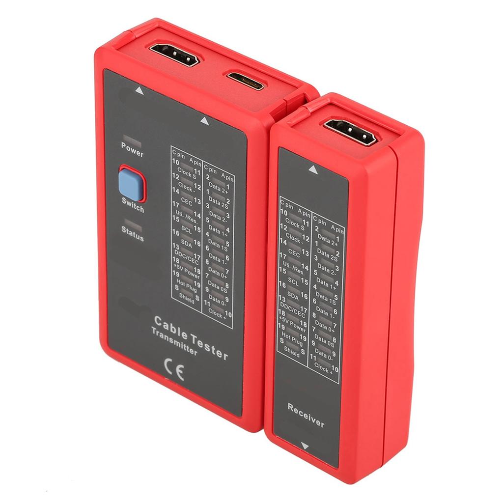 UT681 Data Cable Tester, Professional HD Cable Test Tool for 1.2VCelsius1.3VCelsius1.4VCelsius2.0V, Fast Scan Mode, Full Screen Mode, Low Voltage Prom