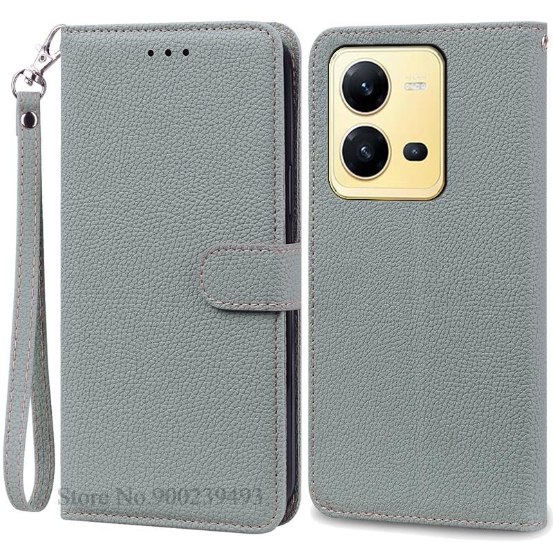 Для Vivo X80 Lite чехол Роскошный кожаный кошелек флип чехол для Vivo X80 Lite 5G чехол Силиконовый чехол для Vivo X80 Lite Fundas Shell