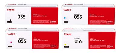 Canon Тонер-картридж 055 Стандартный набор из 5 тонер-картриджей Оригинальный отечественный продукт (ККМY+К) (2 Черный, Голубой, Пурпурный, Желтый)